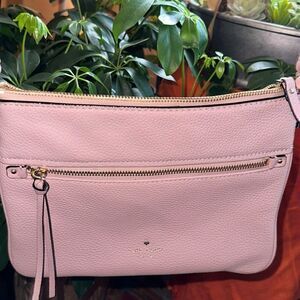 KATE SPADE JACKSON Street Gabriele Leather Crossbody Bag pink
